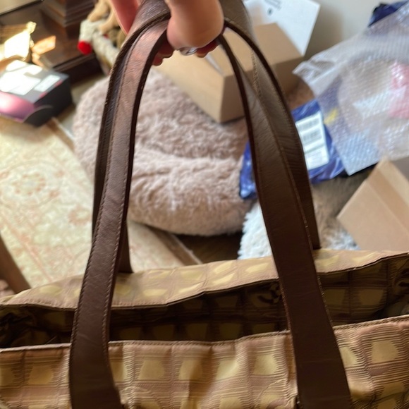 Stunning Chanel Tote Bag Leather and Nylon - Picture 4 of 13